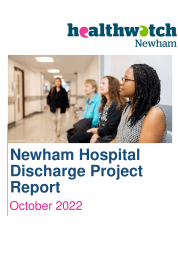 Newham Hospital Discharge Project Oct 2022
